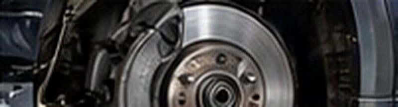 Brake disc and caliper during a brake repair in Oakleigh South